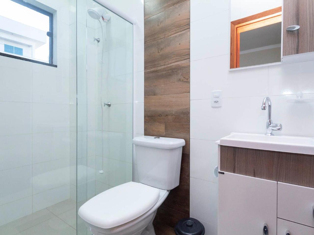 Apartamento Economico Para 4 Pessoas Em Bombinhas Bagian luar foto